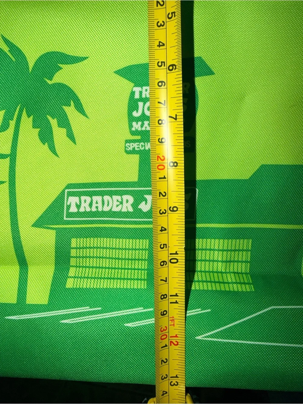 Trader Joe's Neon Green Insulated Tote Bag